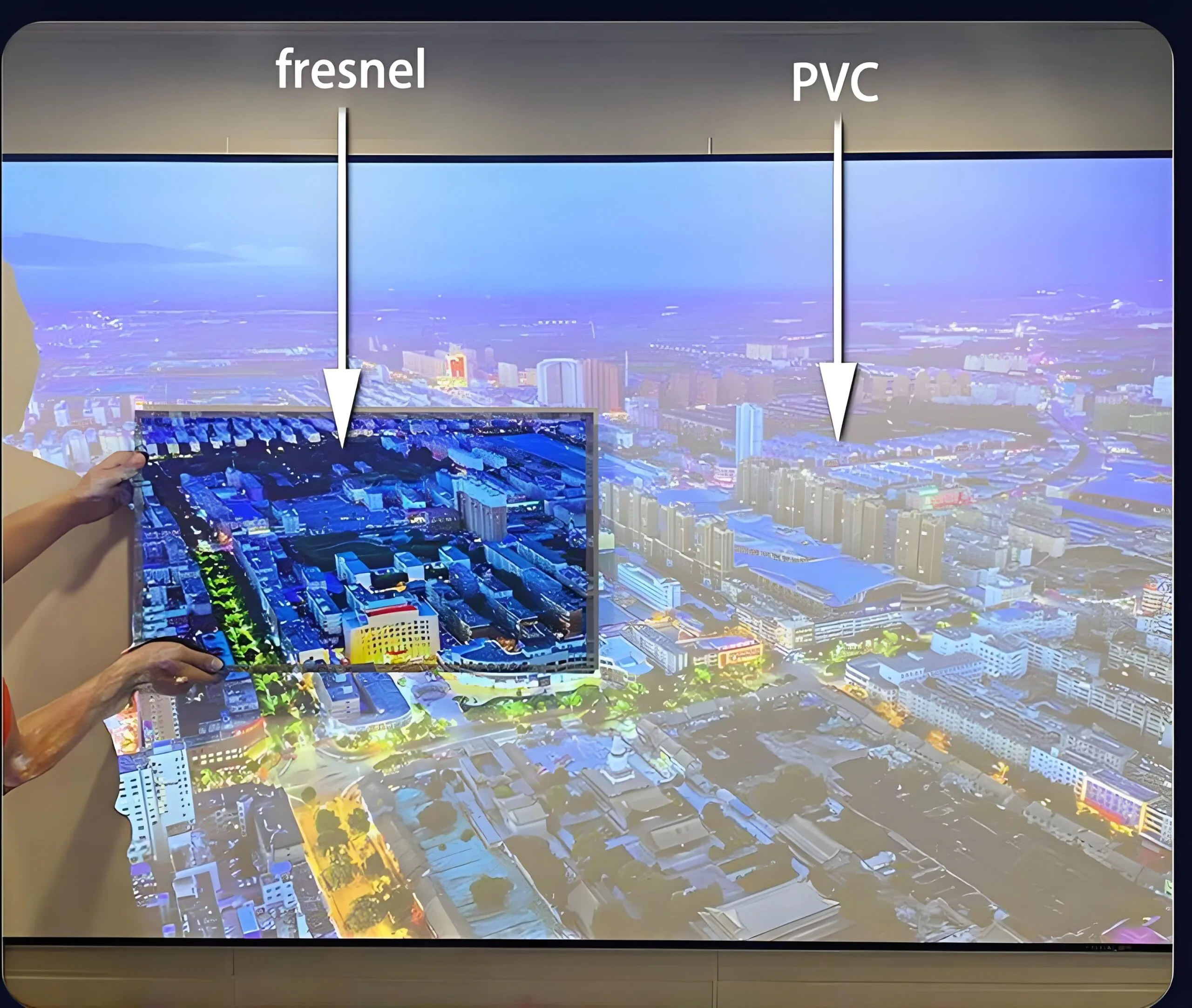 ambient light rejecting screen