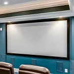 fixed frame screen projector