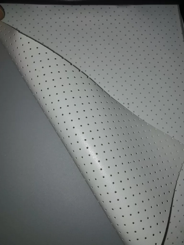 Perforated sound screen