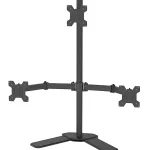 triple monitor desk stand