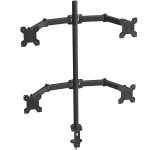 QUAD monitor desk mount