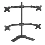 quad monitor desk stand
