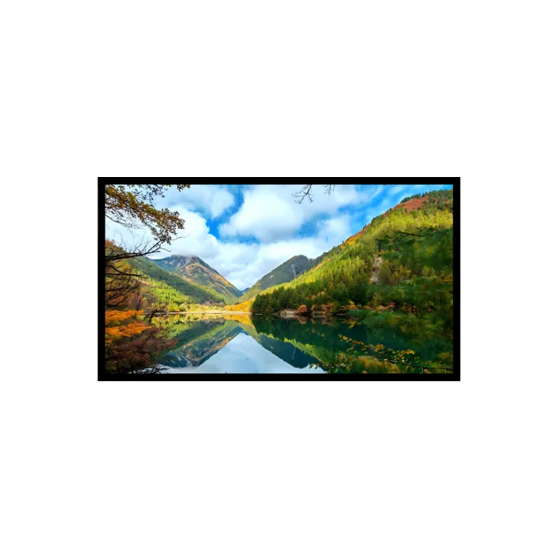 black crystal fixed frame screen