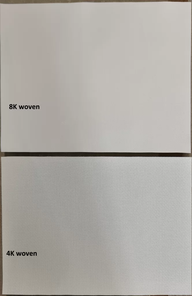 8K vs 4K Woven Acoustic Screens