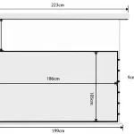 Floating ceiling recessed screen