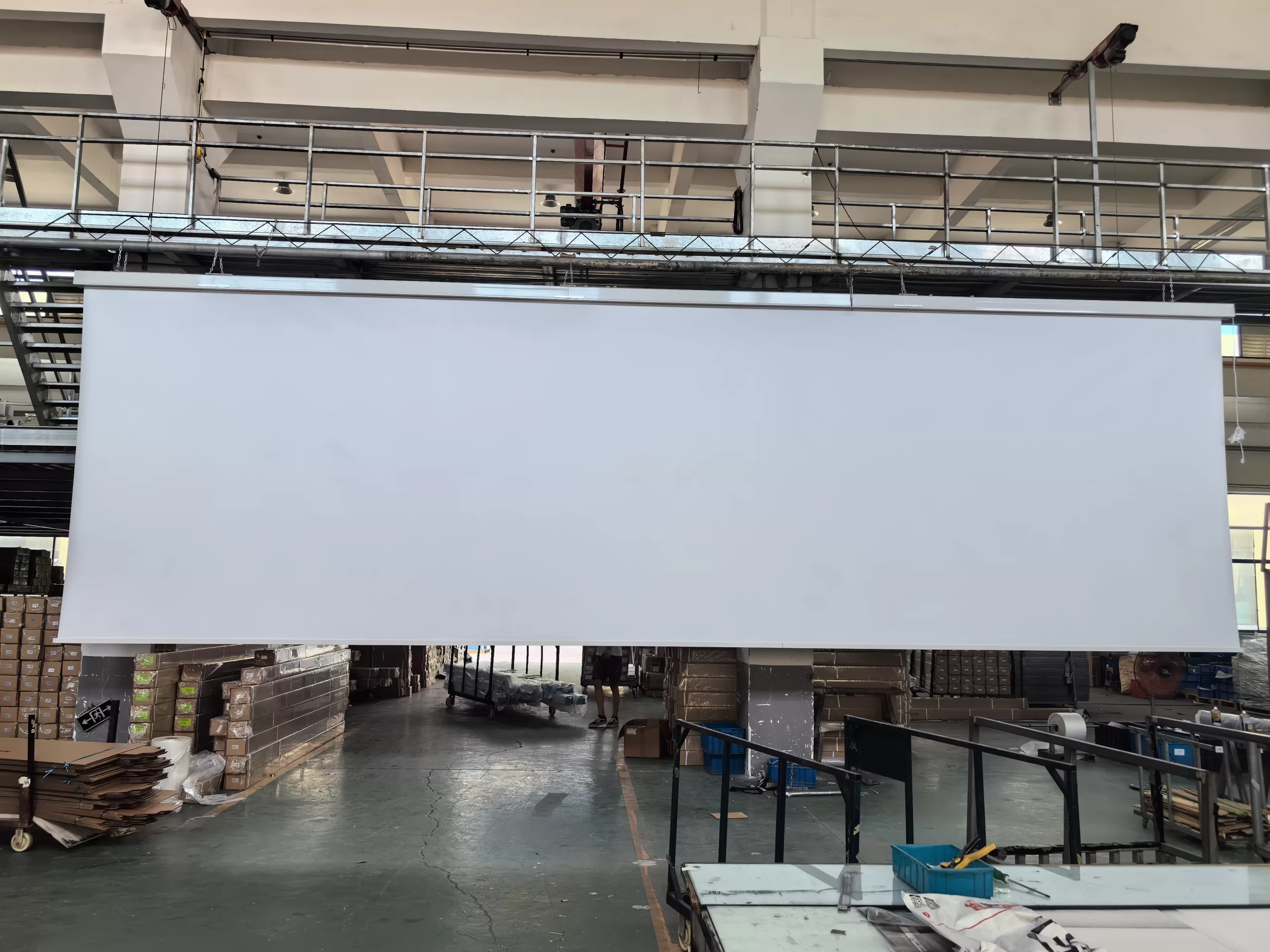 large projector screen