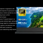 Fresnel ALR floor rising screen